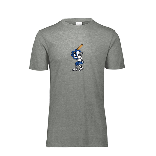 [FTSCUBGY-YS-LOGO3] Decker Youth Tri-Blend T-Shirt - Short Sleeve (Youth S, Gray, Logo 3)