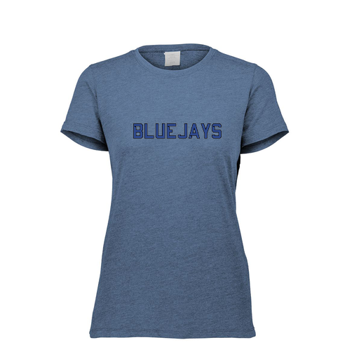 [FTSCUBNV-FAXS-LOGO1] Decker Women's Tri-Blend T-Shirt - Short Sleeve (Female Adult XS, Navy, Logo 1)