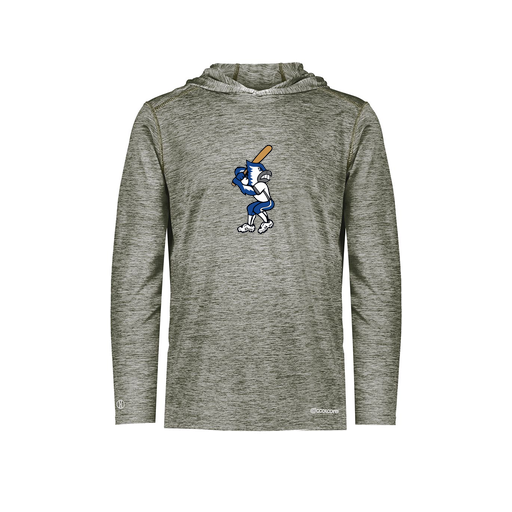 [FOLHCGGY-AS-LOGO3] Decker Men's Charge Hoodie (Adult S, Gray, Logo 3)