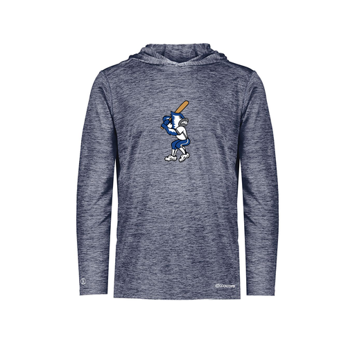 [FOLHCGNV-YS-LOGO3] Decker Youth Charge Hoodie (Youth S, Navy, Logo 3)
