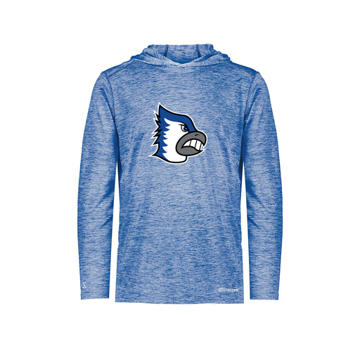 [FOLHCGRY-YS-LOGO2] Decker Youth Charge Hoodie (Youth S, Royal, Logo 2)