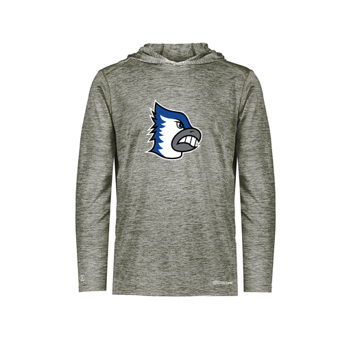 [FOLHCGGY-YS-LOGO2] Decker Youth Charge Hoodie (Youth S, Gray, Logo 2)