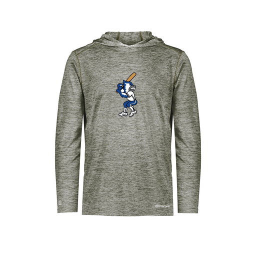 [FOLHCGGY-YS-LOGO3] Decker Youth Charge Hoodie (Youth S, Gray, Logo 3)